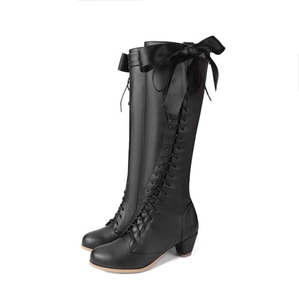 Violet Evergarden Anime Cosplay Boots - High Heel Gothic Boots for Halloween, Cosplay Costume, Anime Convention & Themed Parties - Perfect for Cosplay Enthusiasts & Anime Fans