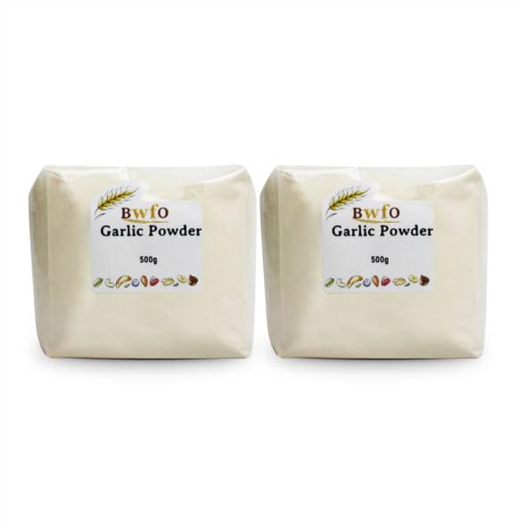 Organic Garlic Powder 1kg (2.2lb) - All Natural, Non-GMO, Bulk Spice for Cooking, Baking & Seasoning | Perfect for Soups, Sauces, Marinades & Homemade Spice Blends