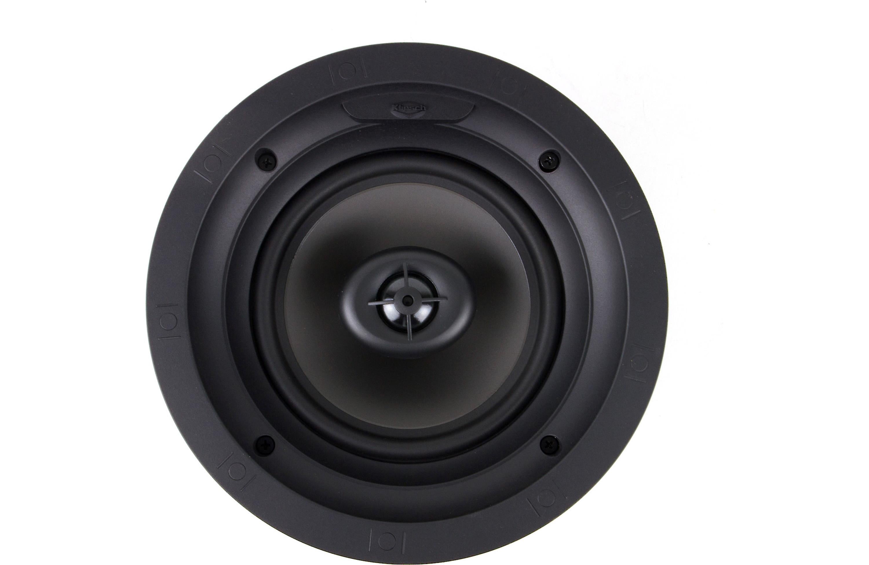 Klipsch R-2650-C II In-Ceiling Speaker - High-Quality Home Audio for Living Room, Bedroom & Home Theater