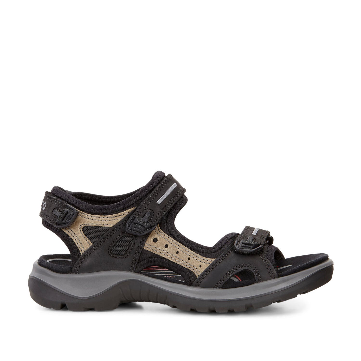 ECCO Women's Offroad Yucatan Hiking Boots - Waterproof Leather Ankle Boots in Black/Mole/Black for Outdoor Adventures & Trail Walking