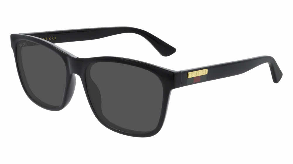 Gucci GG0746S Black Unisex Rectangular Sunglasses for Men & Women - UV Protection, Fashion Accessory for Outdoor Activities, Beach, Driving & Travel