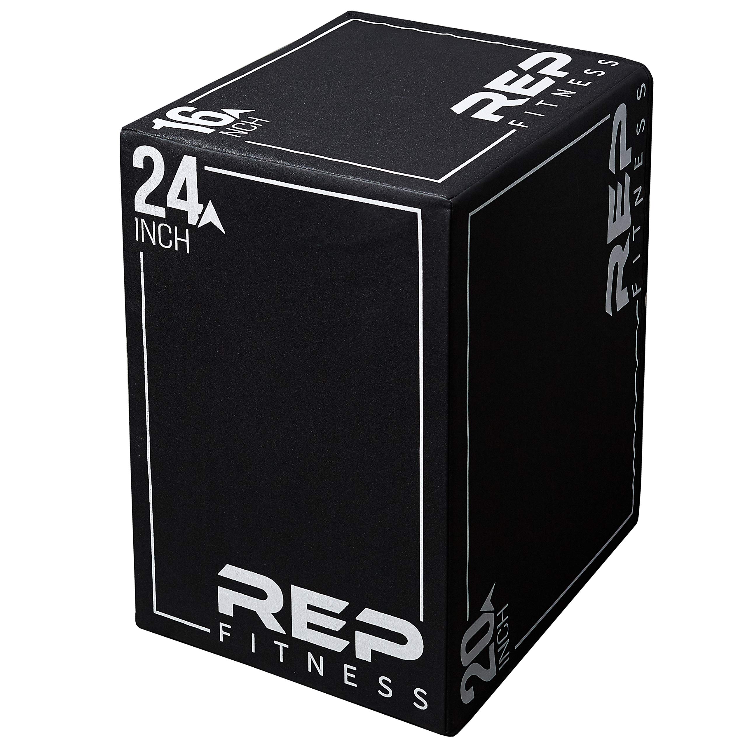 REP FITNESS 3-in-1 Soft Plyo Box – Non-Slip Jump Box for CrossFit, HIIT & Home Workouts – Durable Training Equipment for Plyometrics, Strength & Conditioning – 3 Sizes (20/24/30