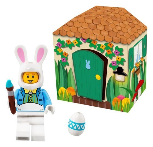 LEGO Iconic Easter Minifigure 5005249 - Cute Bunny Character Toy for Easter Decorations & Holiday Gift Giving