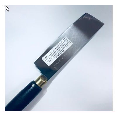 1/2 Size Knife with Black Handle - Compact Cutting Tool for Camping, Hiking & Outdoor Adventures