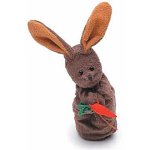 Adorable Rabbit with Carrot Hand Puppet - Interactive Plush Toy for Kids Storytelling & Role Play - Perfect for Preschool Learning, Birthday Gifts & Family Fun Activities
