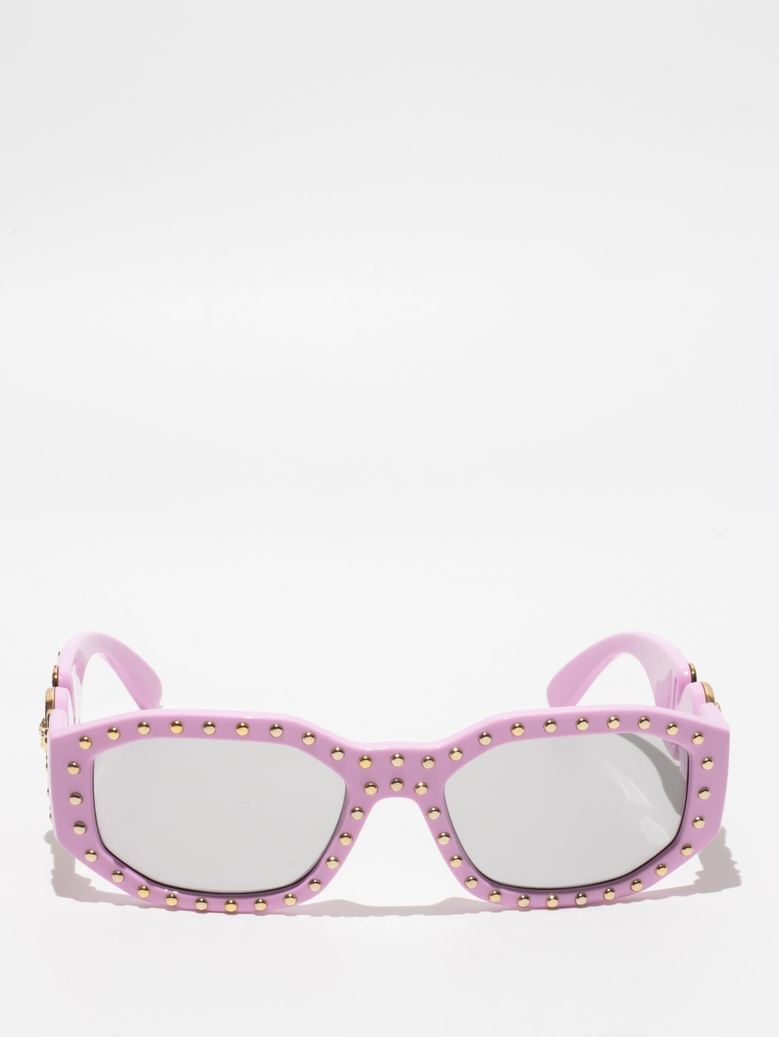 Versace Medusa Biggie Sunglasses for Women - Luxury Designer Shades with Iconic Medusa Logo - Perfect for Beach, Travel & Fashion Outfits