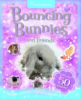Bouncing Bunnies and Friends Sticker Activity Book for Kids - Fun Learning & Creative Play at Home or School