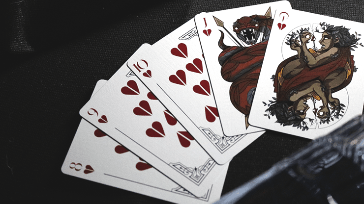 Premium Theos Playing Cards - Purple Deck for Magic Tricks, Poker, and Card Games | Ideal for Professional Magicians, Poker Players, and Game Nights