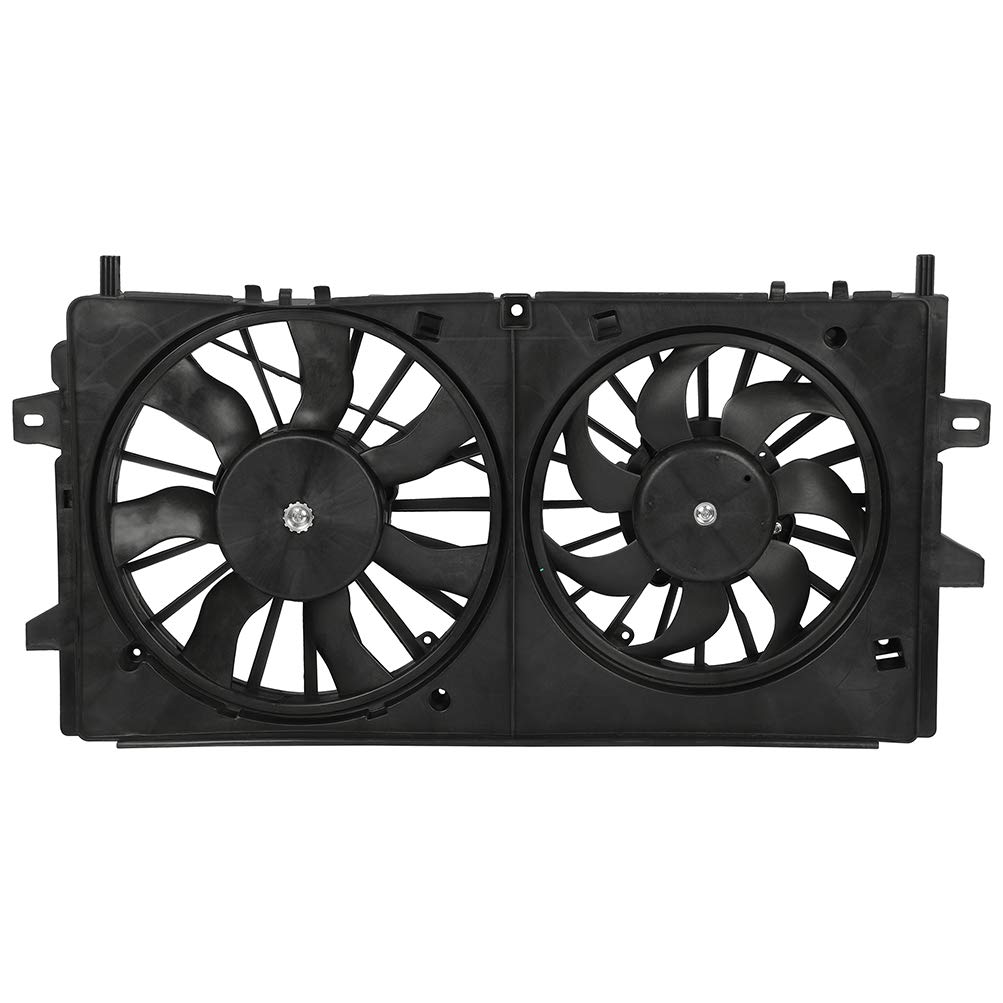 2005-2008 Pontiac Grand Prix 5.3L GXP Radiator Condenser Cooling Fan Assembly Replacement - Driver & Passenger Side (LH RH) - Perfect for Engine Overheating Prevention & Summer Driving