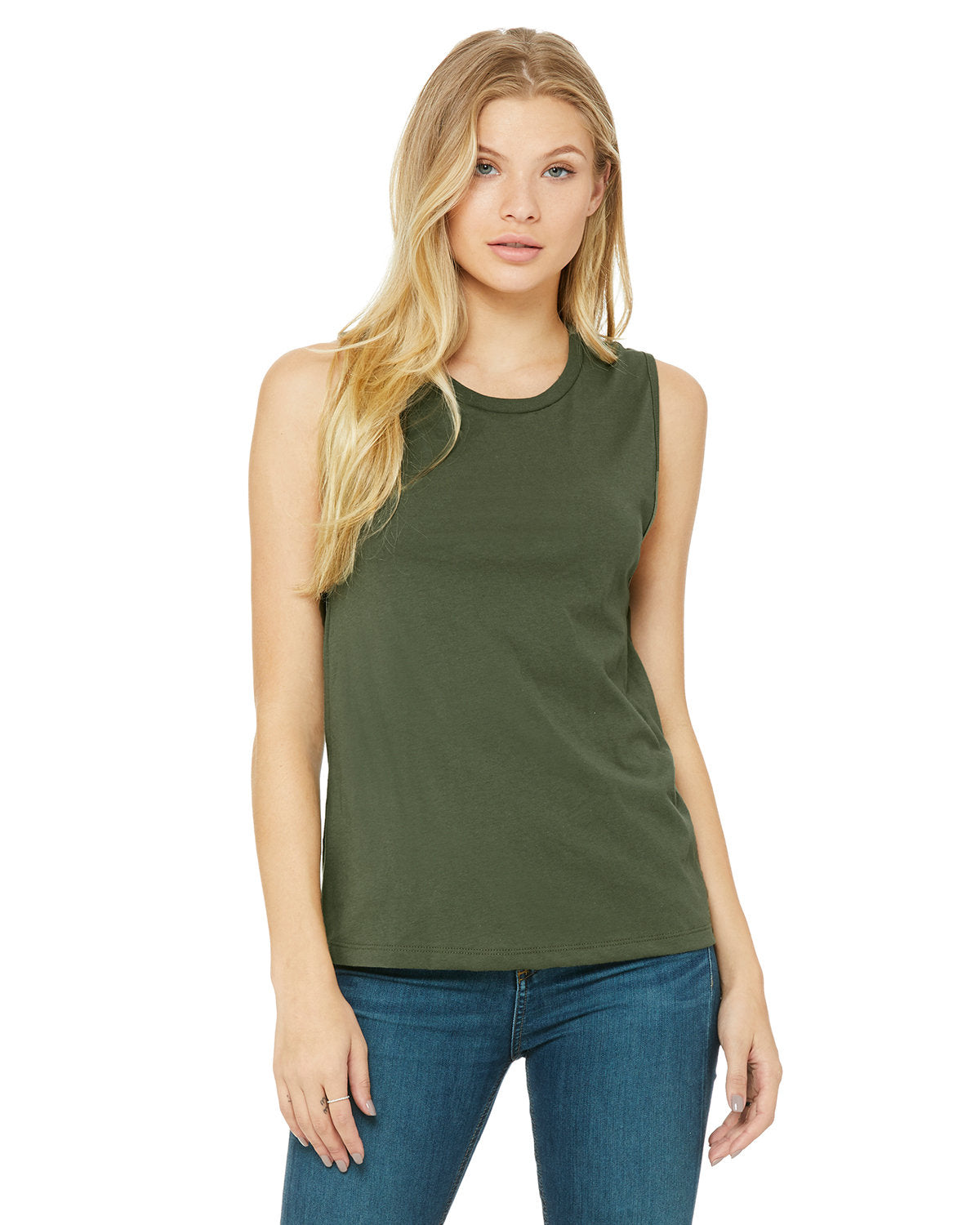 Bella + Canvas B6003 Women's Slim Fit Muscle Tank - Soft Jersey Fabric for Casual Wear, Gym & Summer Outfits