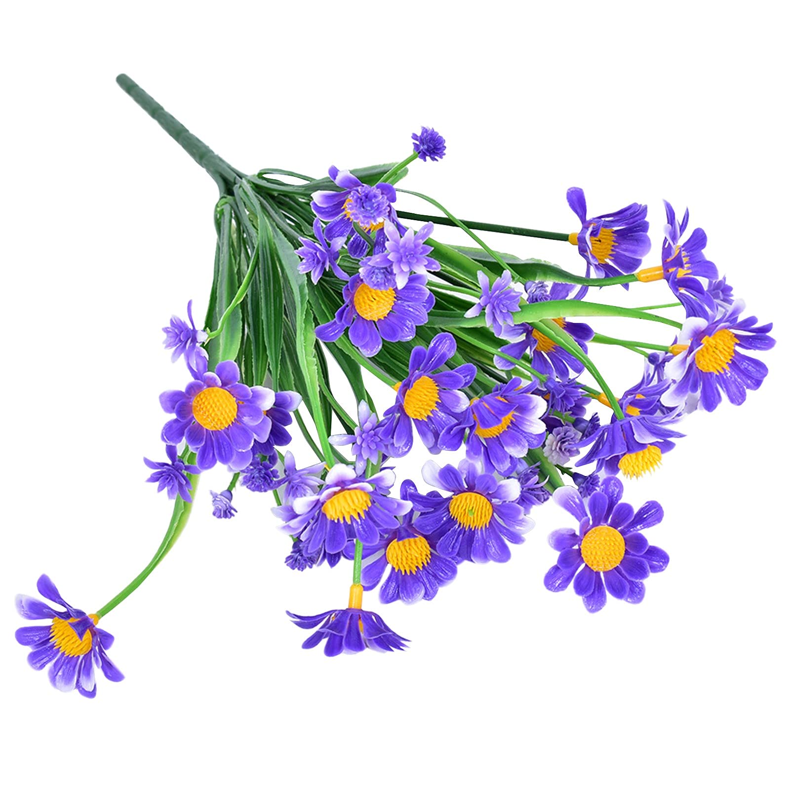 Realistic Latex Daisy Bouquet - Artificial Flower Garland for Wedding, Home Decor, Bridal Shower & Party Decoration | Perfect for Centerpieces, Table Settings & Wall Hangings