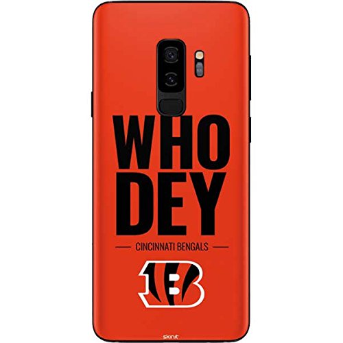 Official NFL Cincinnati Bengals Team Motto Phone Skin for Samsung Galaxy S9 Plus | Protective Decal Sticker | Perfect for Game Day & Fan Showcase