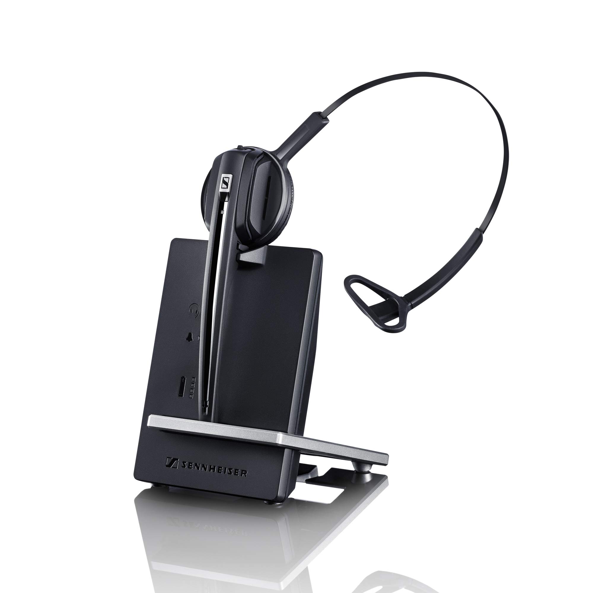 Sennheiser D 10 USB Wireless Headset - Noise Cancelling Microphone, 12-Hour Talk Time, Single-Sided DECT for Softphone & PC (Black) | Ideal for Call Centers, Remote Work & Office Communication