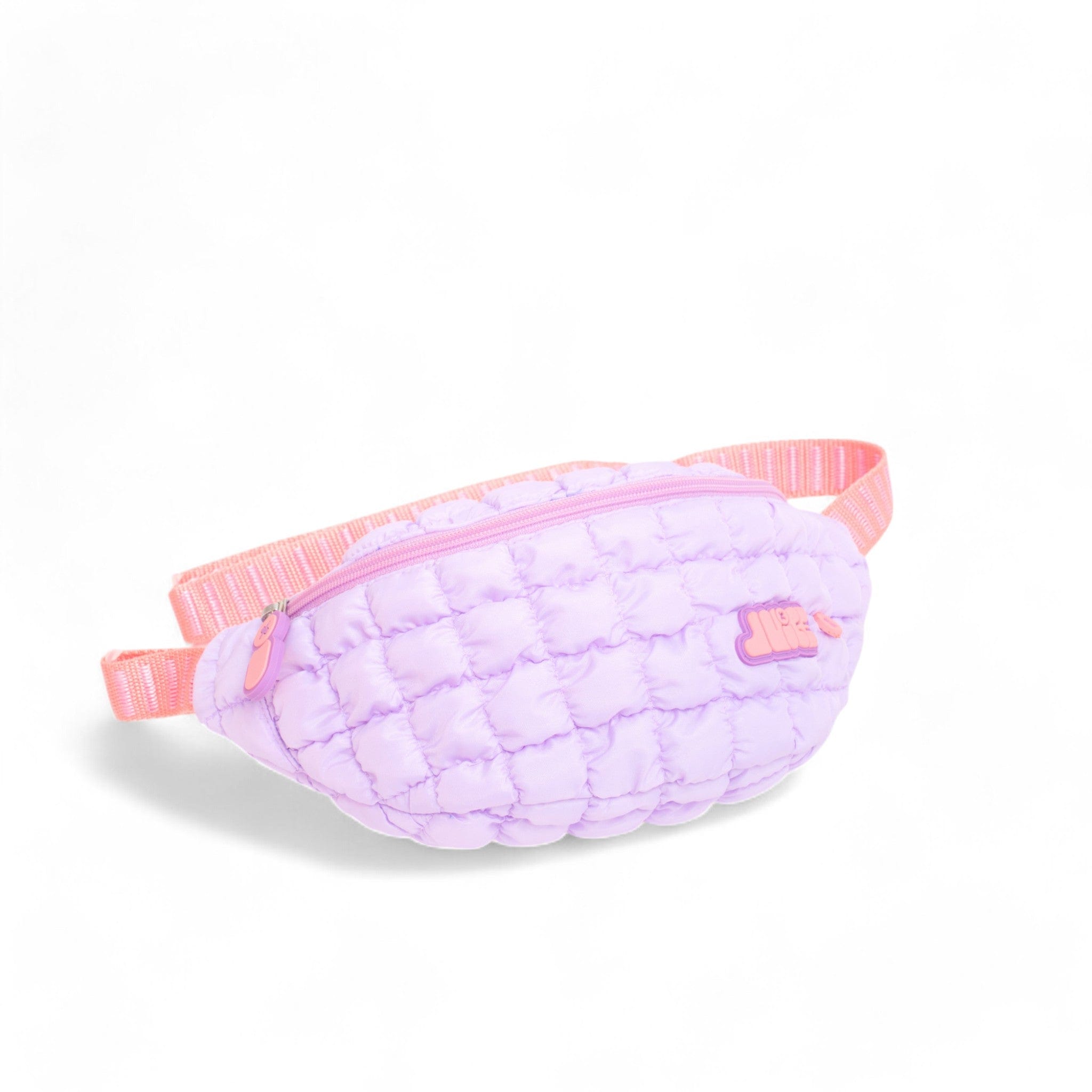 Trendy Boba Fanny Pack in Lilac Bloom - Stylish Waist Bag for Women & Men - Perfect for Travel, Hiking, Concerts & Everyday Use