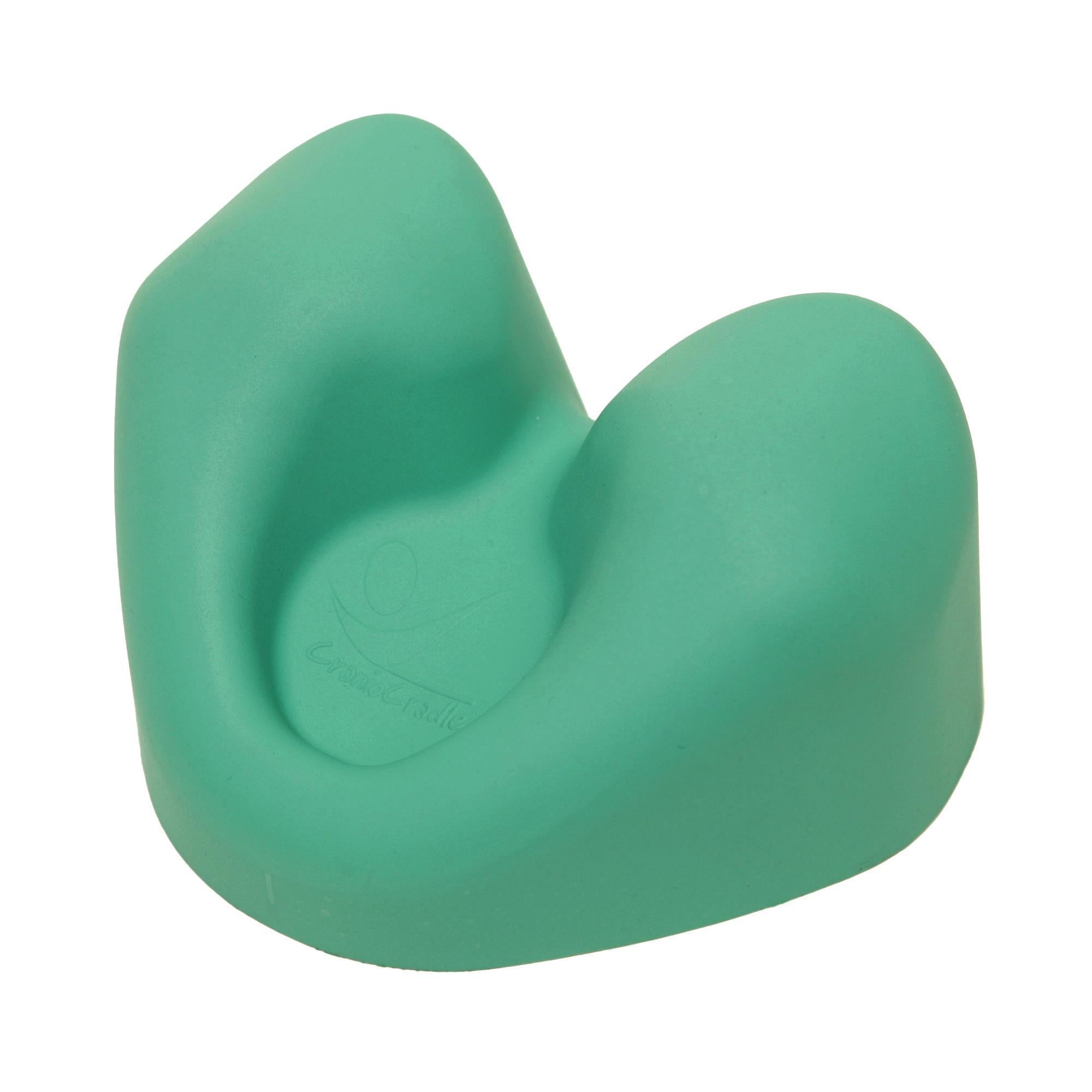 CranioCradle Head Support Pillow - Ergonomic Green Baby Head Shaping Cushion for Newborns & Infants - Perfect for Car Seats, Strollers, and Cribs