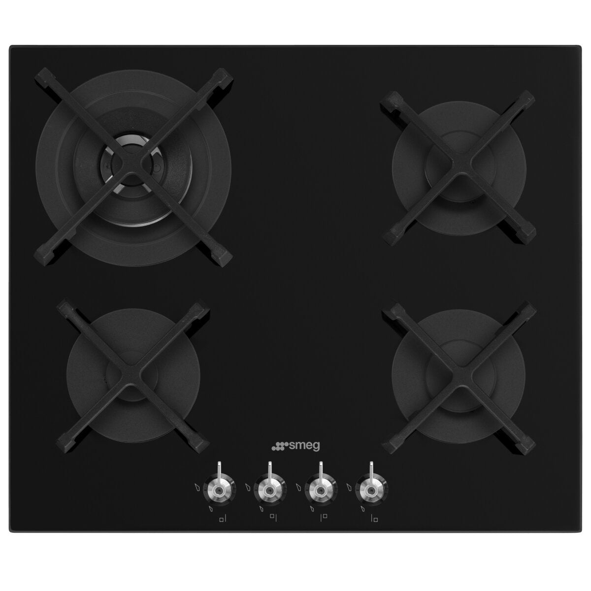Smeg 60CM Classic Gas Cooktop with Tempered Glass - PV364NAU | Premium Gas Stove for Modern Kitchens | Perfect for Home Chefs & Cooking Enthusiasts