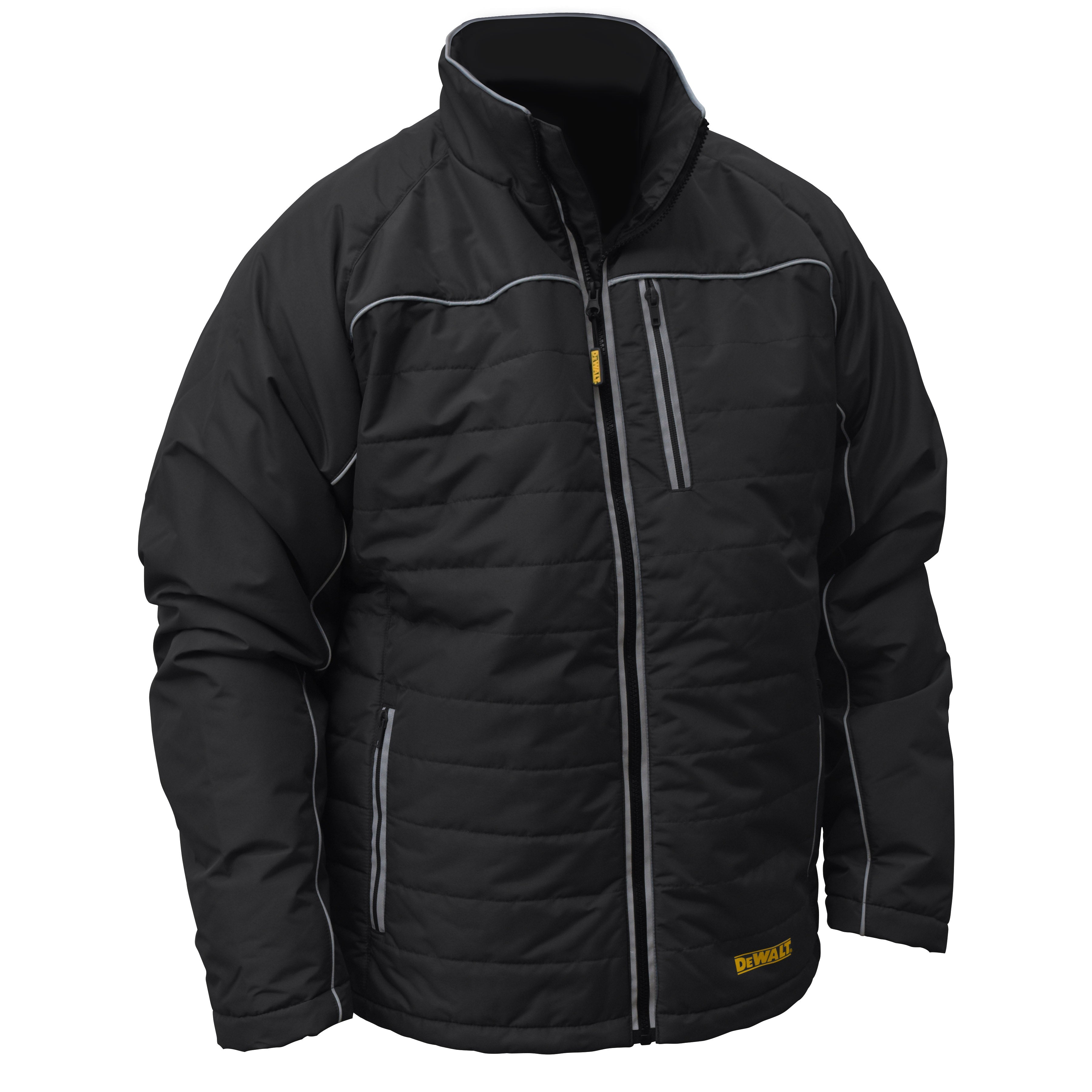 DEWALT Heated Quilted Soft Shell Jacket for Men - Battery Not Included | Winter Workwear for Construction & Outdoor Activities