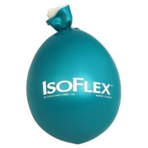 Isoflex Teal Stress Ball Hand Massager - Squeeze & Relax for Office, Home & Travel - Relieve Stress & Improve Grip Strength