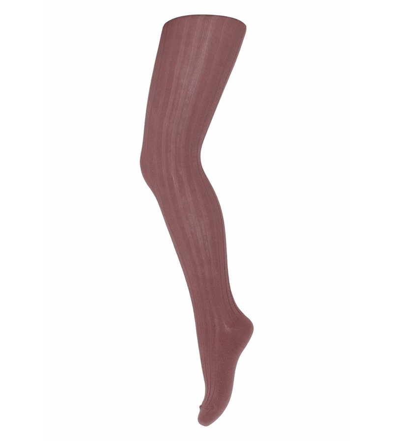 Premium Wool Rib Tights for Women - Cozy Hot Chocolate Color Winter Leggings by MP Denmark | Perfect for Cold Weather, Layering & Office Wear