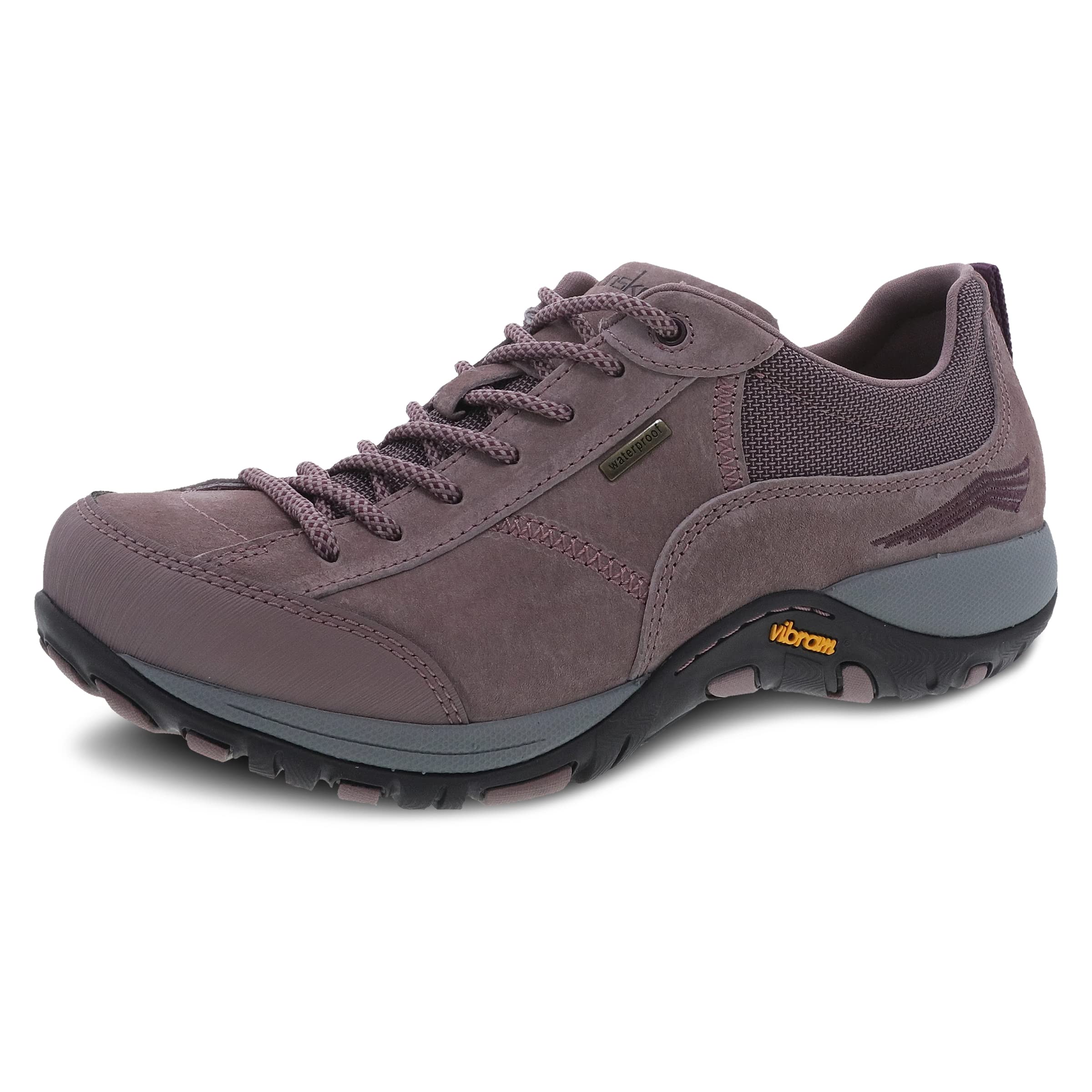 Dansko Women's Paisley Waterproof Outdoor Sneakers - Comfortable Breathable Walking Shoes with Arch Support - Slip Resistant Rubber Outsole for Hiking, Travel & Everyday Wear