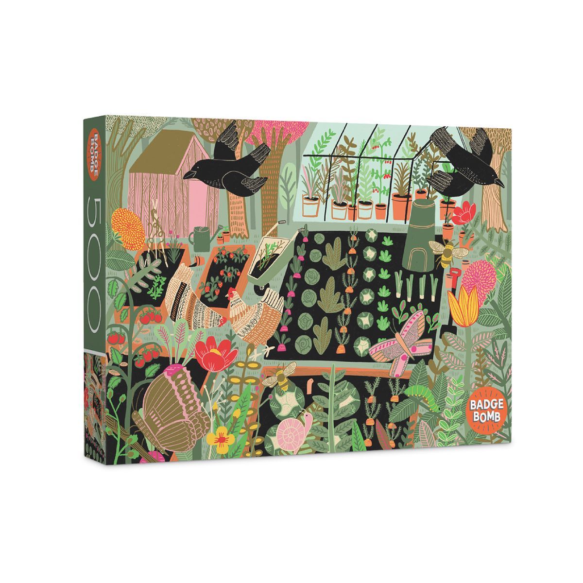 500 Piece Jigsaw Puzzle - Grow Your Own Garden Theme - Fun Family Activity for Adults & Kids - Perfect for Relaxation & Home Decor