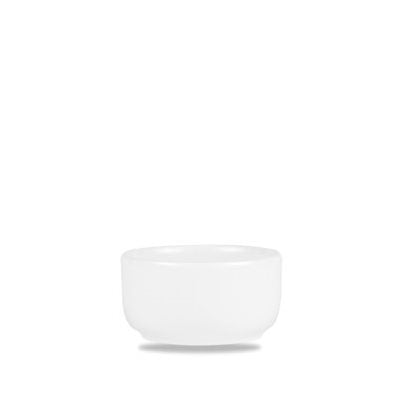Churchill Alchemy 4 Oz White Ceramic Ramekins - Set of 24 for Baking, Soufflés, Crème Brûlée & Food Serving - Perfect for Restaurants, Catering & Home Kitchens