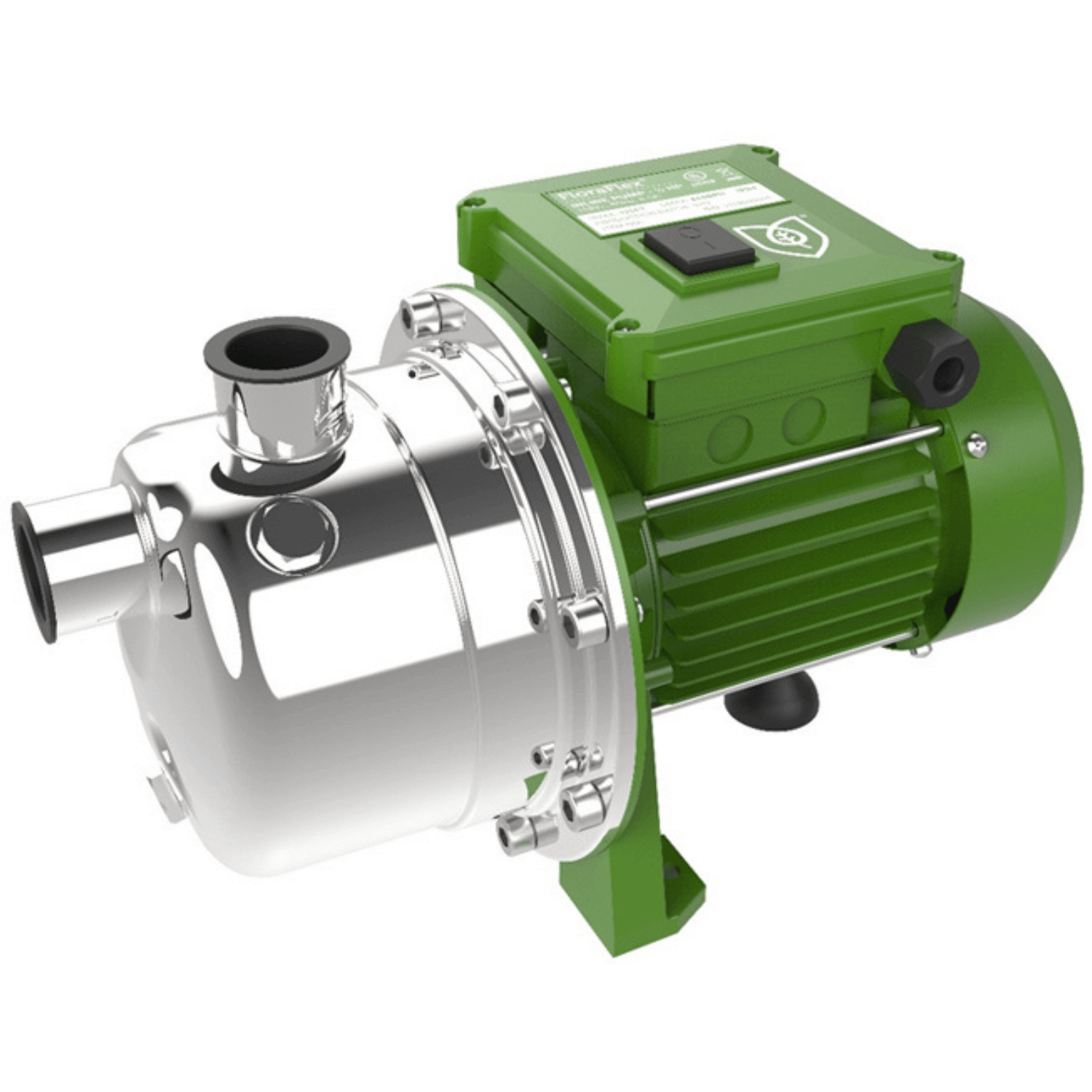FloraFlex Inline Pump 1/2 HP - High Performance Hydroponic Water Pump for Indoor Gardening & Irrigation Systems