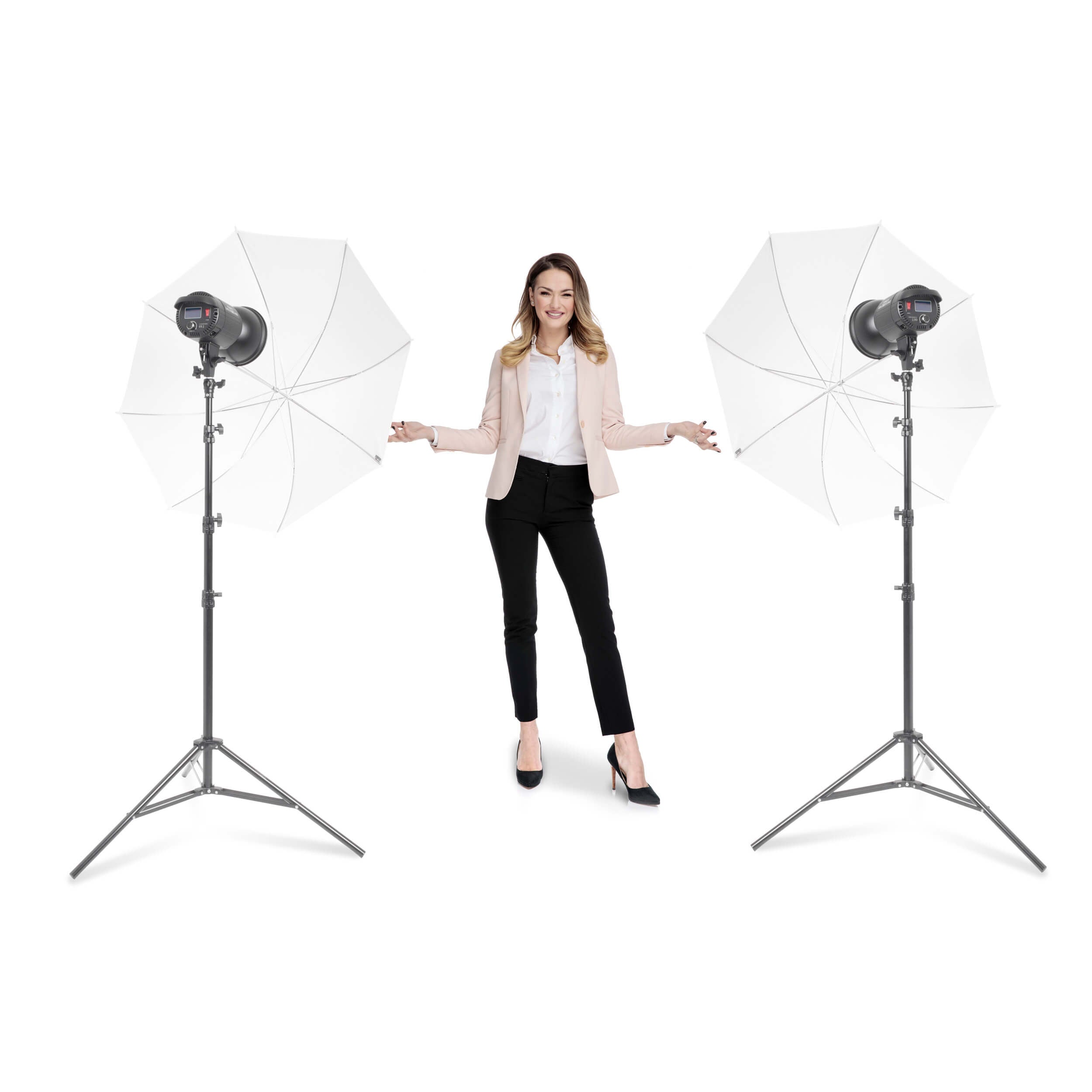 DAYLiTE60D MKII Twin Head LED Lighting Kit for YouTube & Vlogging - Professional Studio Quality Lighting for Content Creators, Live Streaming, and Home Video Production