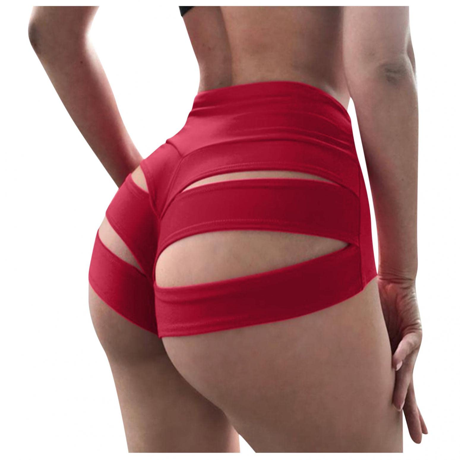 Handyulong Women's Booty Lifting Workout Shorts - Ruched Scrunch Yoga Shorts with Tummy Control for Running, Gym & Sports | Perfect for Training, Fitness & Active Lifestyle
