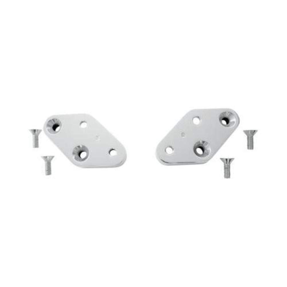 Softail Forward Control 'Kick-Back' Adapter Plates FCKB103-C - Premium Motorcycle Foot Control Upgrade for Harley Davidson Softail Models - Perfect for Long Rides and Custom Bike Builds