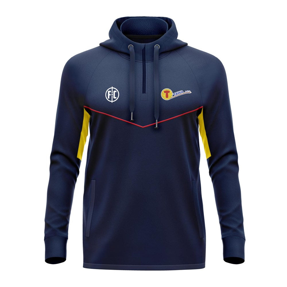 Tawa Club Men's 1/4 Zip Pullover Hoodie - Lightweight Fleece Jacket for Outdoor Activities & Casual Wear