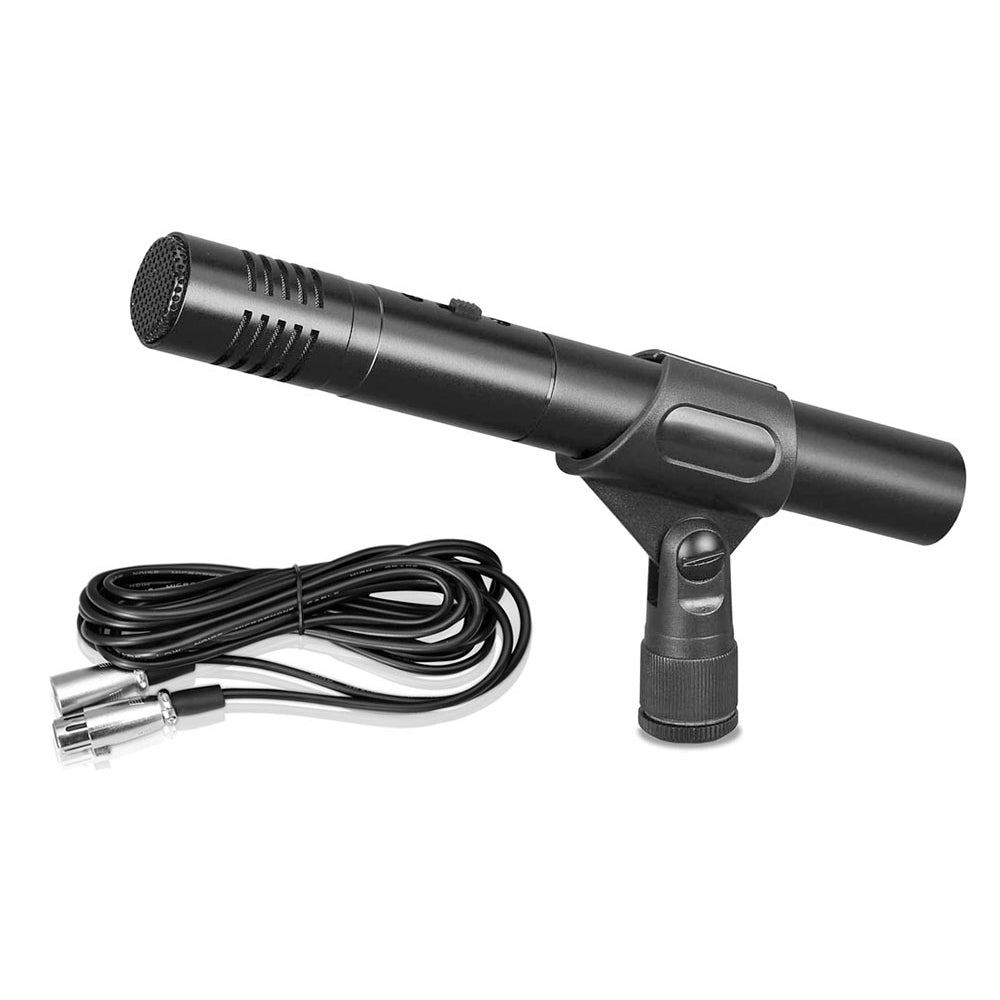 Professional Electret Condenser Microphone with 10ft Cable - Studio Recording, Podcasting, Live Streaming & Voice Overs