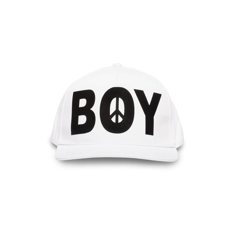 BBSG Peace Cap - White Unisex Baseball Hat for Men & Women - Casual Outdoor Sun Protection, Streetwear Fashion Accessory
