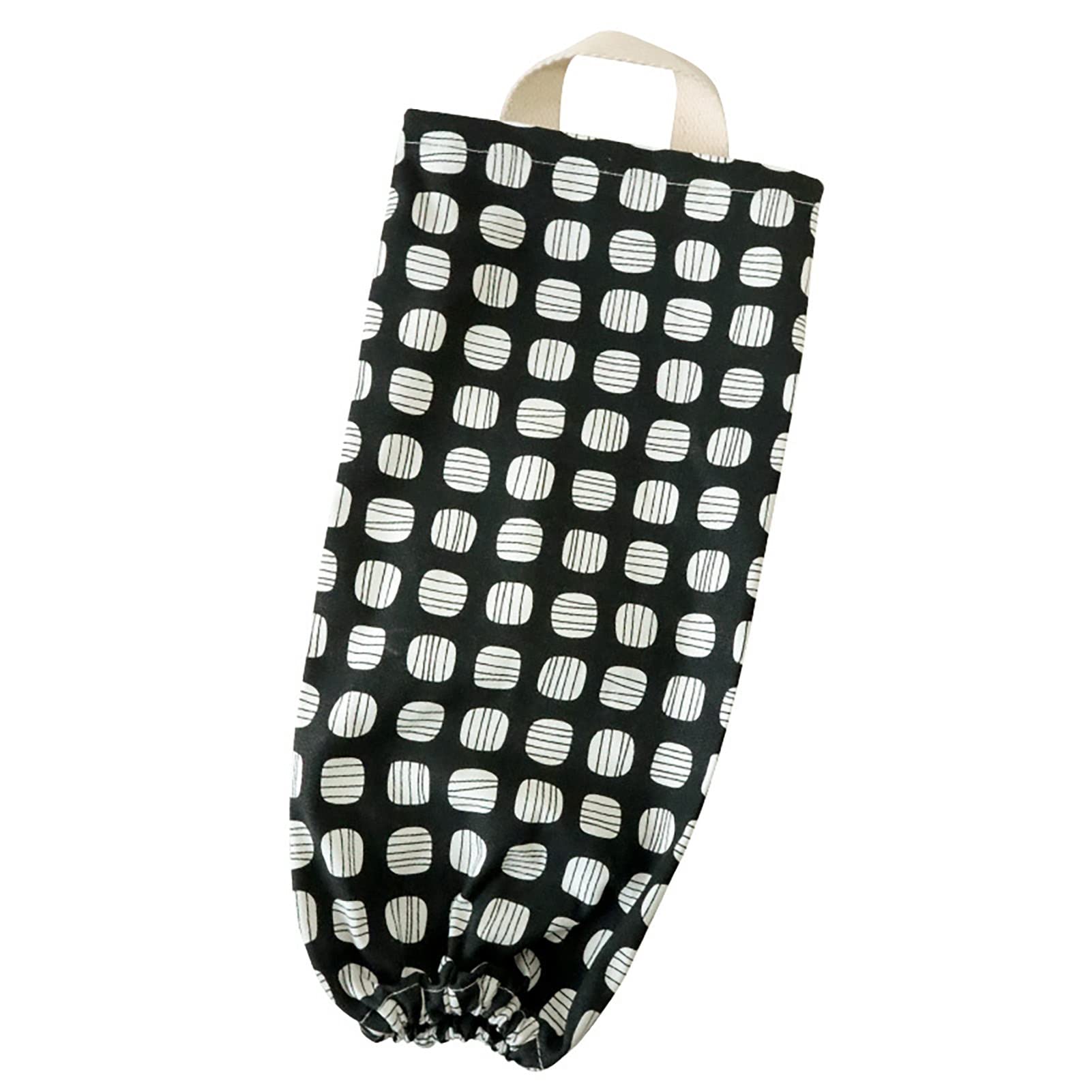 Kasituny Collapsible Fabric Garbage Bag Storage Holder - Flower Pattern Kitchen Organizer for Home, Trash Bag Dispenser | Perfect for Under Sink, Pantry & Bathroom Organization