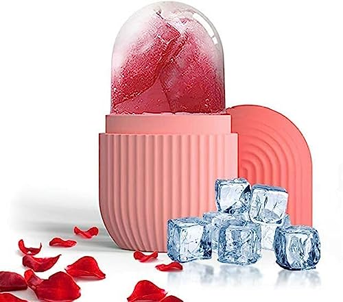 Ice Roller for Face, Neck & Eyes - Reusable Facial Massage Tool for Glowing Skin & Tightening - Pack of 1 - Perfect for Morning Routine, Puffiness Relief & Skincare Regimen