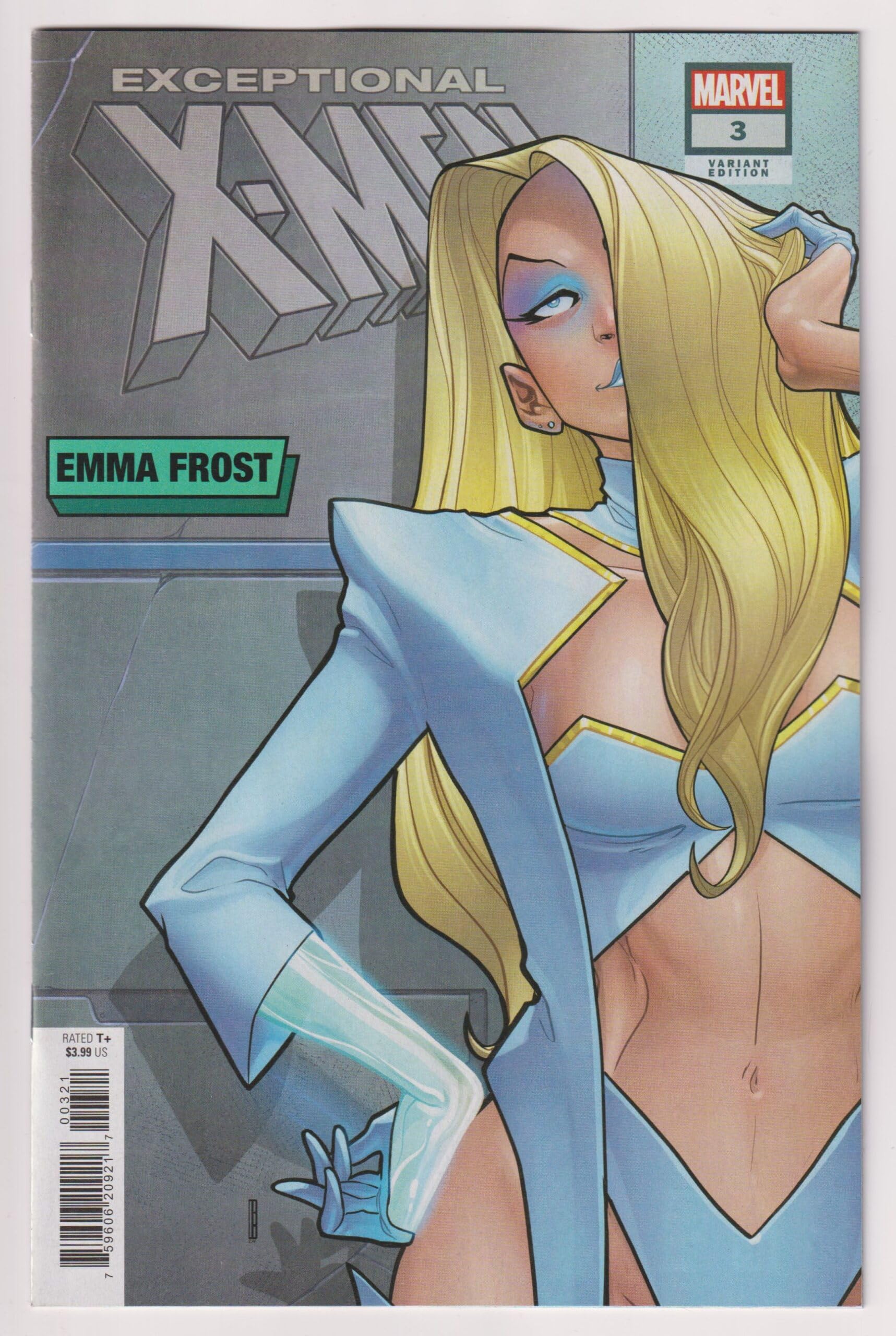 Marvel Exceptional X-Men #3 Baldeon Emma Frost Variant Comic Book (2024) VF/NM Condition - Collectible Superhero Comics for Marvel Fans & Comic Book Enthusiasts