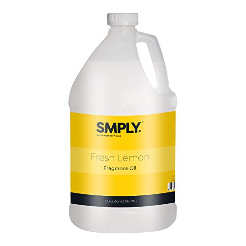 Pure Lemon Essential Oil by SMPLY - 1 Gallon Natural Aroma Oil for Aromatherapy, Candles, Diffusers & Soap Making | Uplifting Citrus Scent for Home, Spa & Office Relaxation