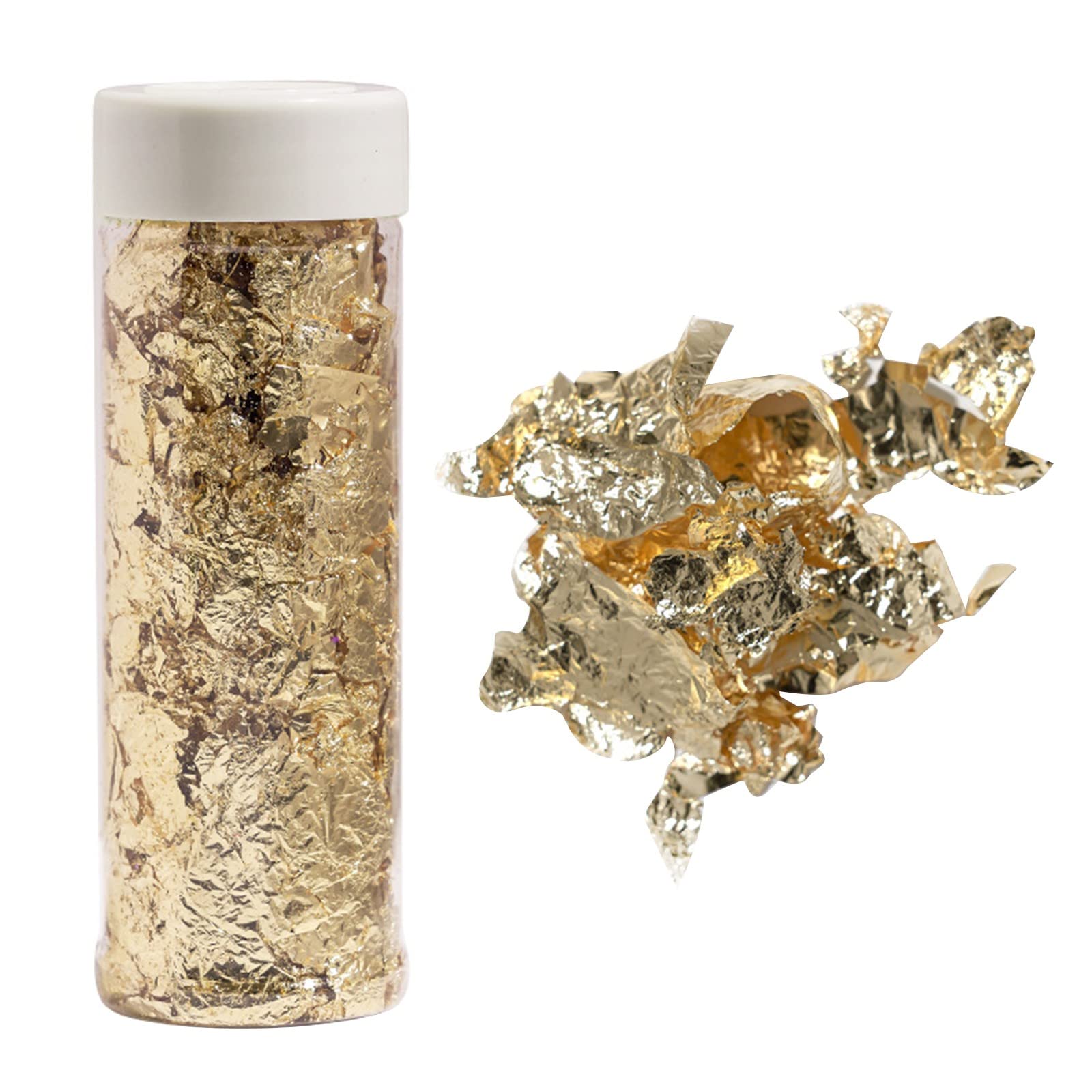 DIY Gold & Silver Foil Nail Stickers - Self-Adhesive Nail Art Decals for Women, Salon & Home Manicure - Perfect for Nail Tips, Gel Polish & Creative Nail Designs