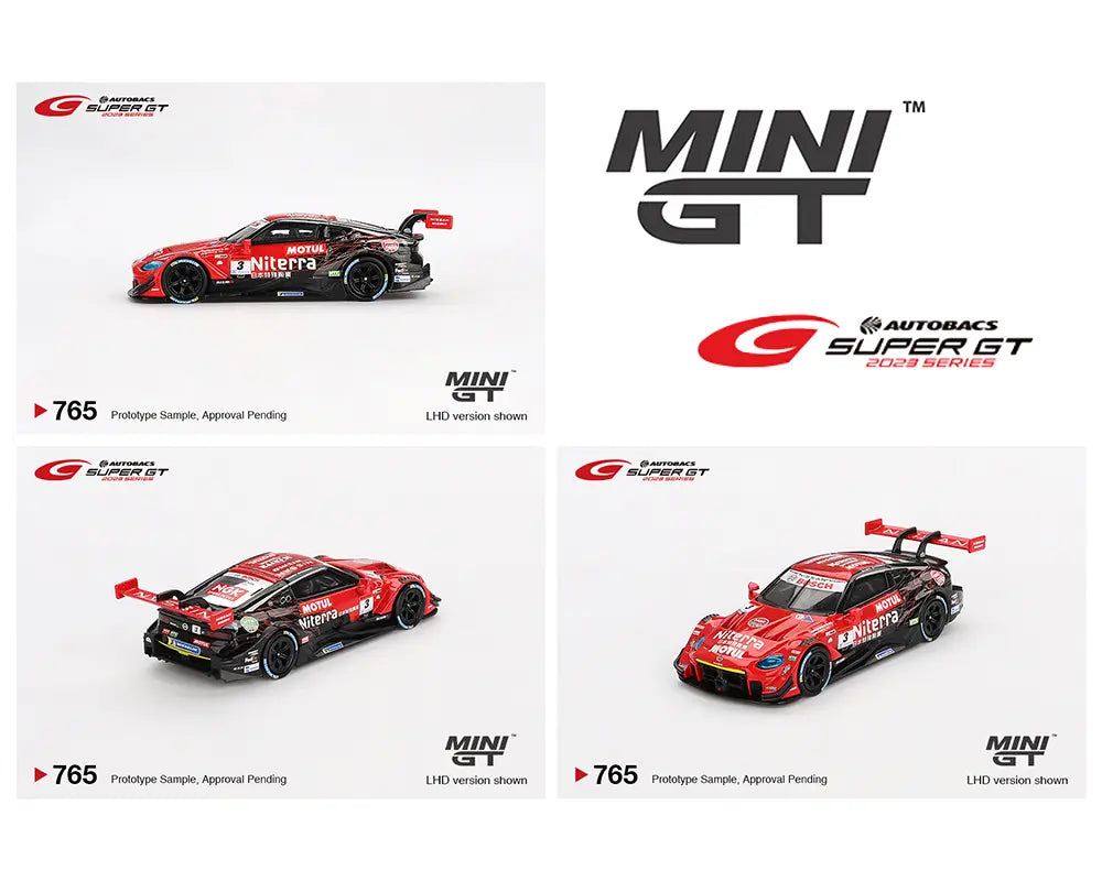 PREORDER MINI GT 1:64 Scale Nissan Z GT500 #3 Niterra MOTUL Z NDDP Racing 2023 SUPER GT Series Japan Exclusive Diecast Model Car - Perfect for Collectors, Display Cases & Racing Enthusiasts