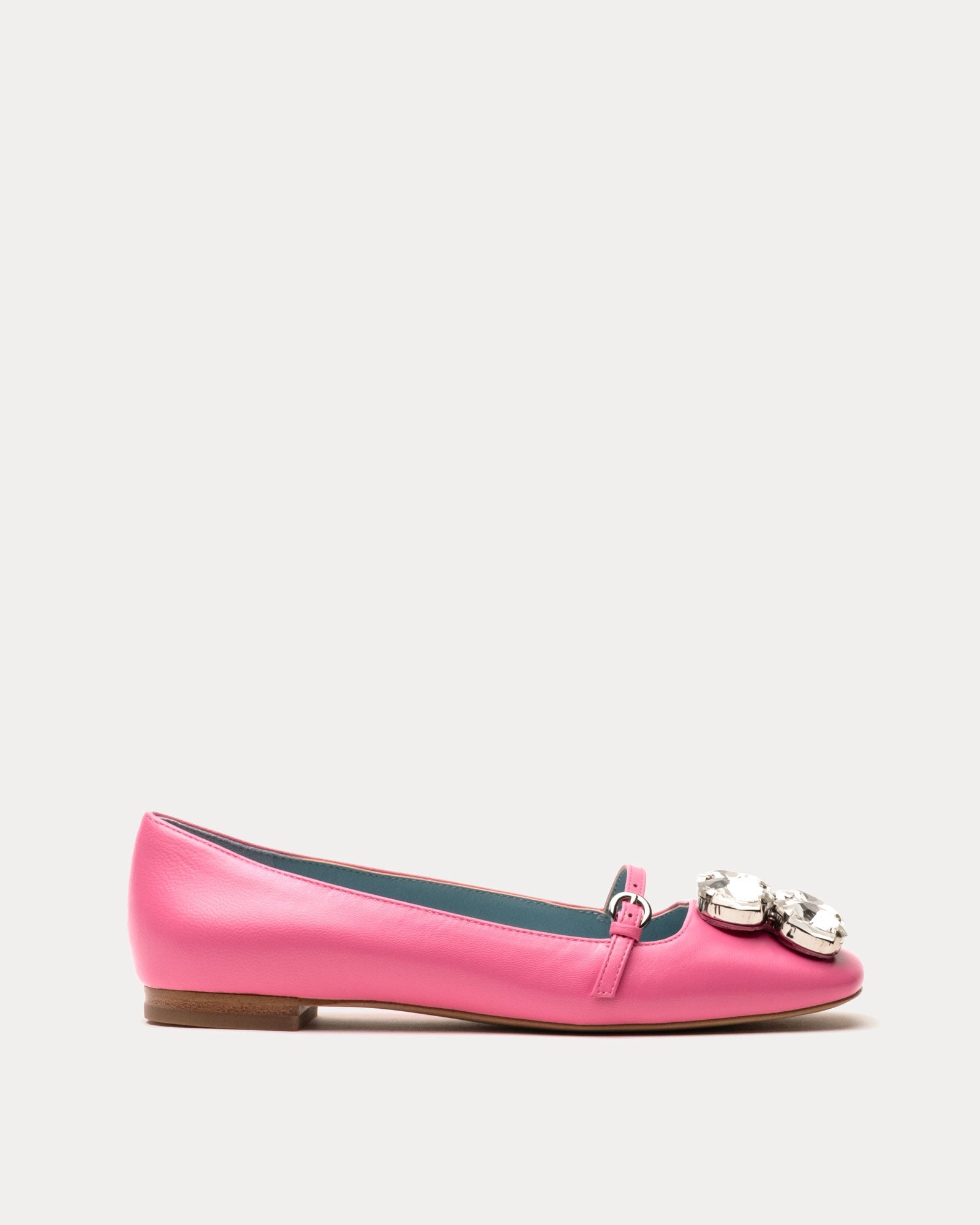 Josephine Women's Ballet Flats - Comfortable Pink Leather Shoes for Casual Wear & Office | Elegant Slip-On Loafers for Daily Outfits & Work