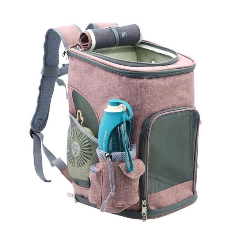 Portable Travel Pet Carrier Backpack - Breathable Cat & Dog Carrier Bag for Hiking, Walking, Outdoor Adventures | Perfect for Air Travel, Vet Visits, and Daily Commutes