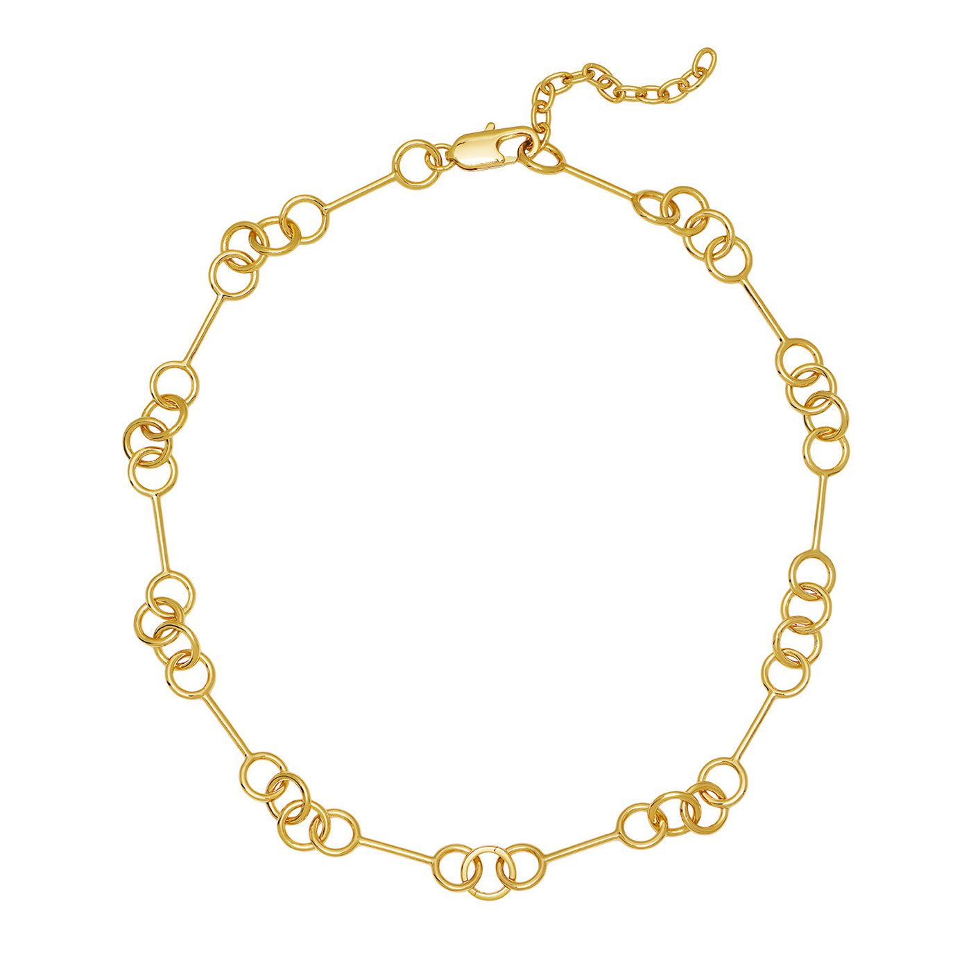 Gold Wishbone Chain Necklace - Dainty Gold Pendant Necklace for Women, 14K Gold Plated, Minimalist Jewelry Gift for Her - Perfect for Everyday Wear, Date Nights & Special Occasions
