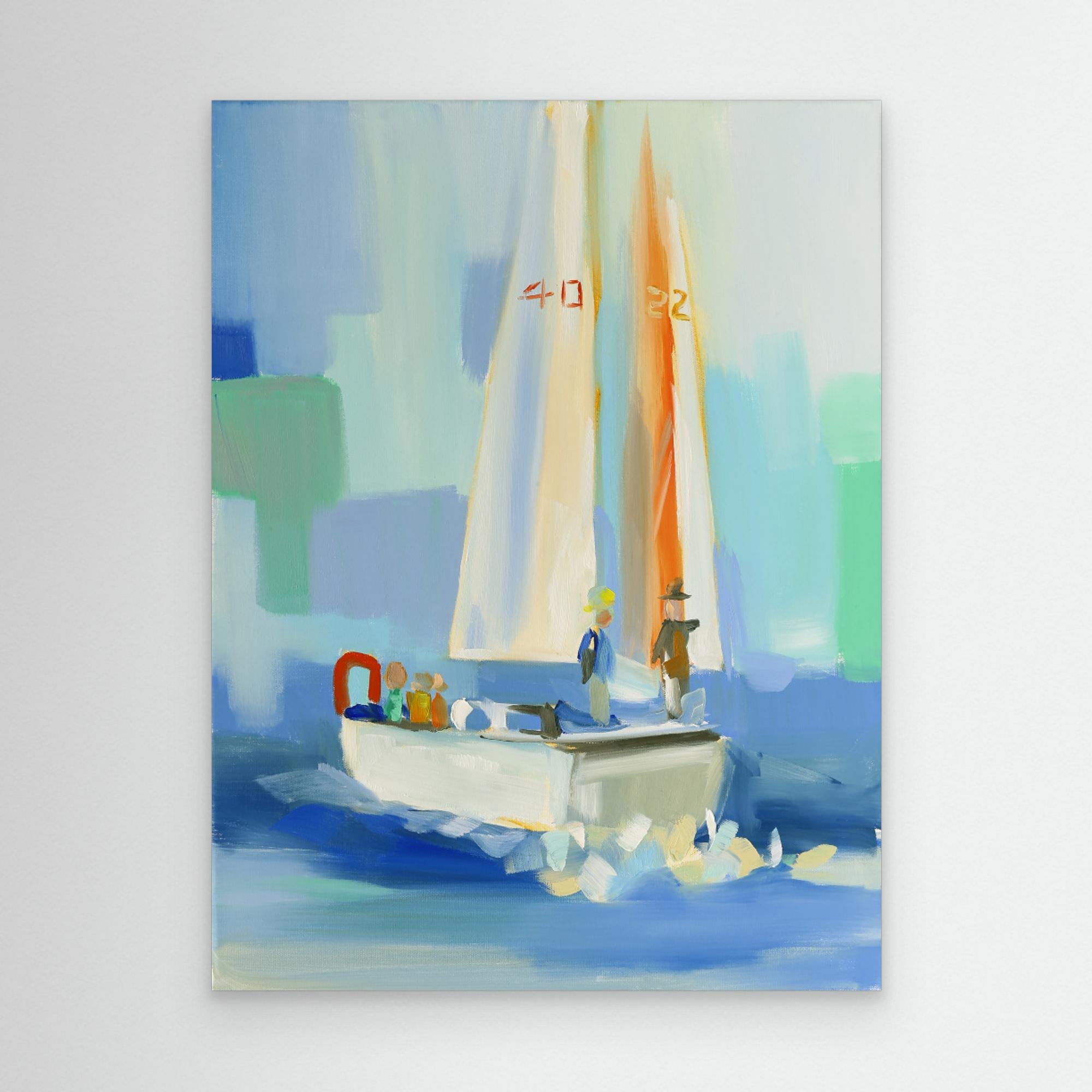 Jenny Westenhofer Sailboat Canvas Print - High-Quality Wall Art for Living Room, Bedroom & Office Decor