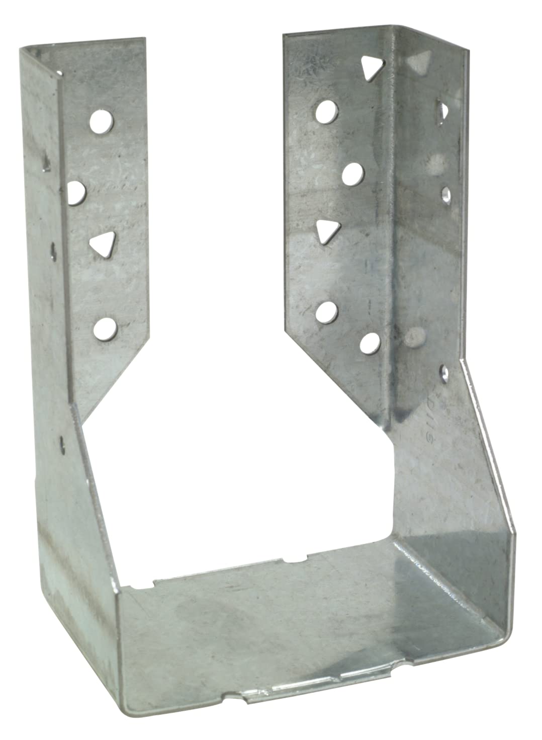 Simpson Strong-Tie HUC46 HUC Galvanized Face-Mount Concealed-Flange Joist Hanger for 4x6 Lumber (Pack of 25) - Heavy-Duty Construction Connector for Deck Building, Floor Framing and Structural Support