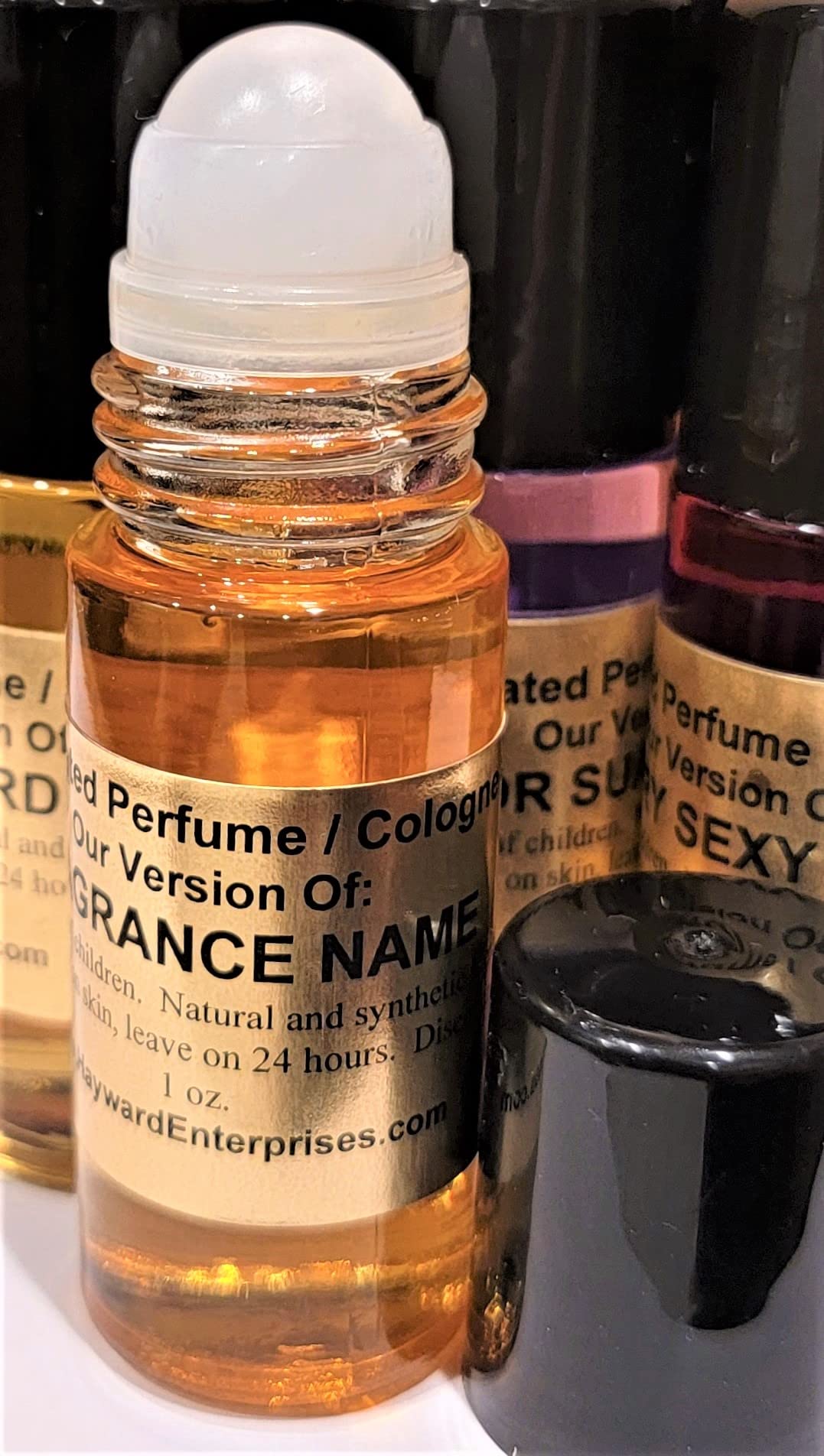 Premium Perfume Oil Roll-On for Men & Women - Cool Citrus & Basil Scent, Long-Lasting Eau de Parfum, 1oz (30ml) Glass Bottle - Perfect for Daily Wear, Office & Date Nights