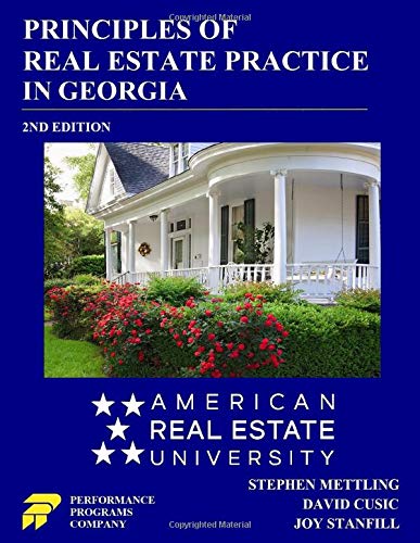 Georgia Real Estate Principles & Practice Guide - Essential Study Book for REU Exam Prep & Licensing - Perfect for Aspiring Agents & Brokers in the U.S.