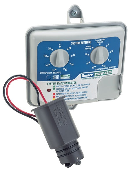 Hunter FLOWCLIK Standard Kit for ALL 24 VAC Controllers - Universal Irrigation System Accessory for Sprinkler & Landscape Automation