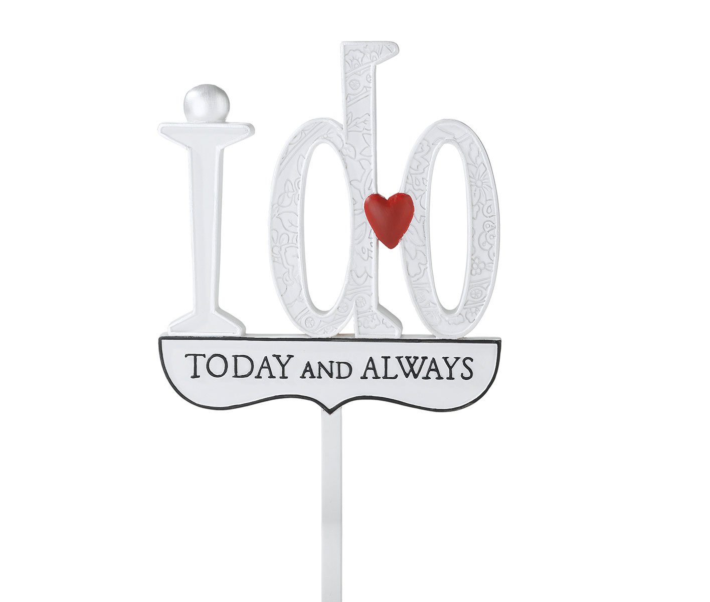 Lillian Rose 'I Do' Wedding Cake Topper - Elegant Bride & Groom Figurine for Wedding Cakes, Anniversary & Romantic Celebrations