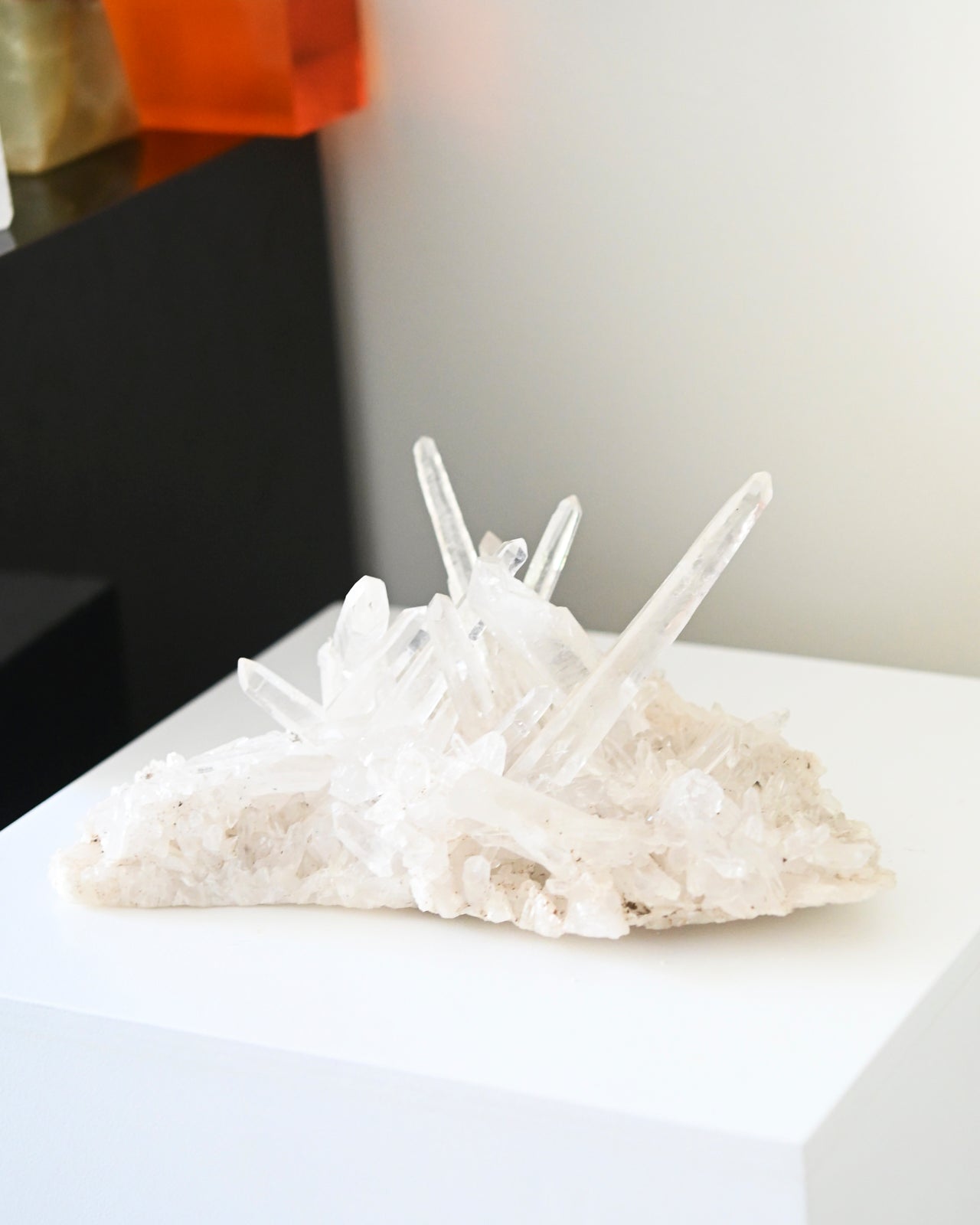 Natural Diamantina Laser Quartz Cluster - 3.5lbs Raw Healing Crystal Specimen for Meditation, Reiki, Energy Work & Home Decor