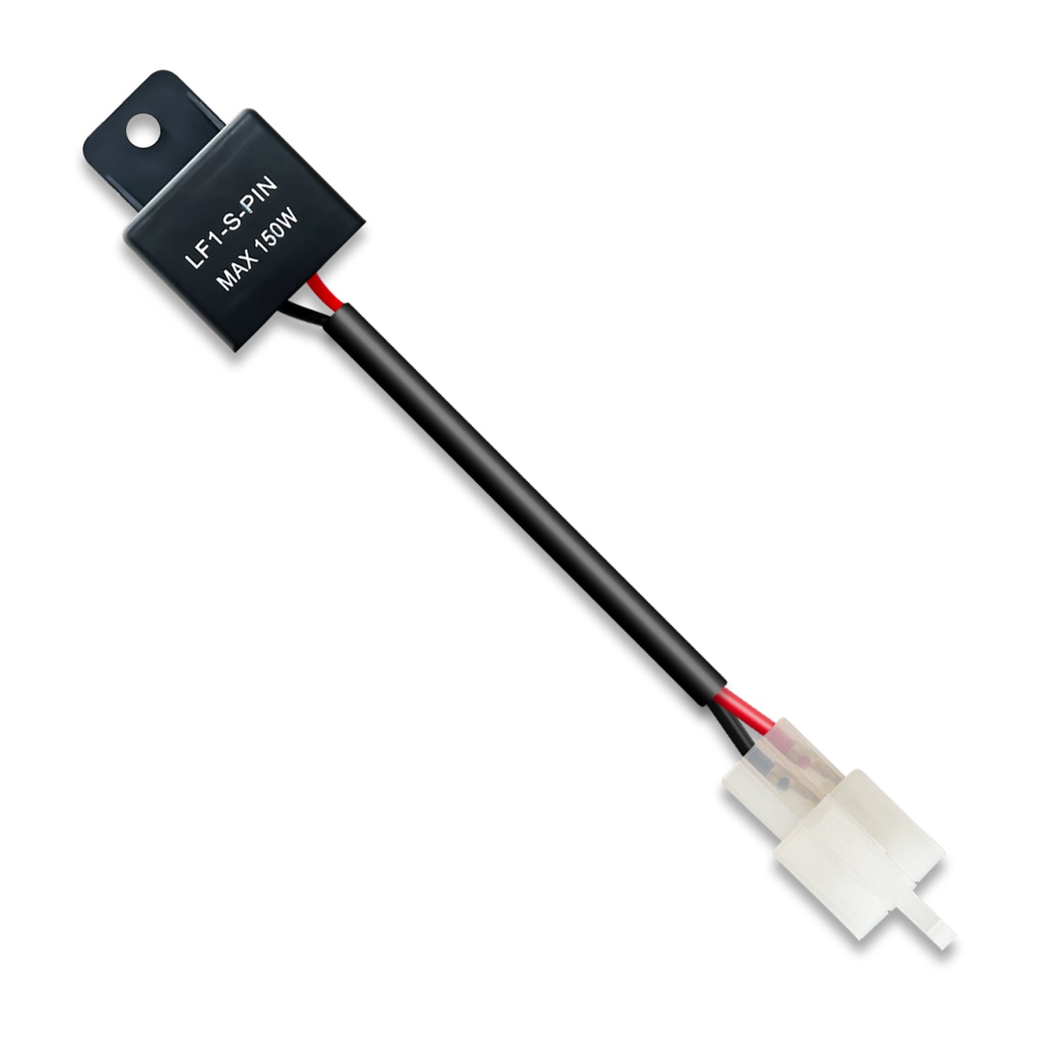 DAMA LF1 S PIN 2 Pin LED Flasher Relay - Compatible with Motorcycle, Car, Truck (Pack of 1) | Turn Signal Fix for LED Conversion | Ideal for DIY Automotive Electrical Projects
